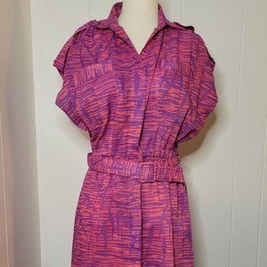 Women's retro-inspired short sleeve dress size 8